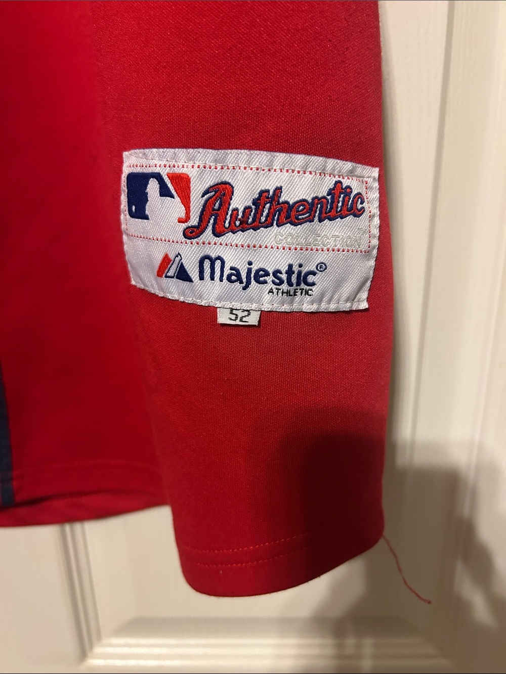 Majestic Vgt Red Boston Sox Replica Jersey with Navy Trim 18 - Picture 2 of 8